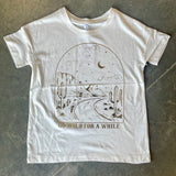 Go Wild For a While Gold Foil Tween Graphic Tee