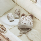 Knit Hat and Mitten Set Baby - Cream