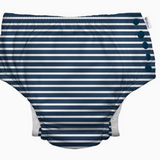 Eco Snap Swim Diaper Gusset - Navy Stripe