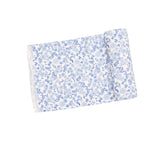 Blue Calico Floral Swaddle