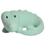 Crocodile | Natural Rubber Teether, Rattle, and Bath Toy