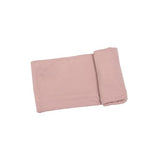 Rib Silver Pink Swaddle Blanket