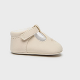 Velcro T-Strap Shoes - Tan, mayoral baby shoes, my fist baby shoe