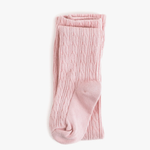 Quartz Pink Cable Knit Tights little stocking co. 