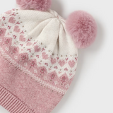 Knit Hat and Mitten Set Baby - Pink