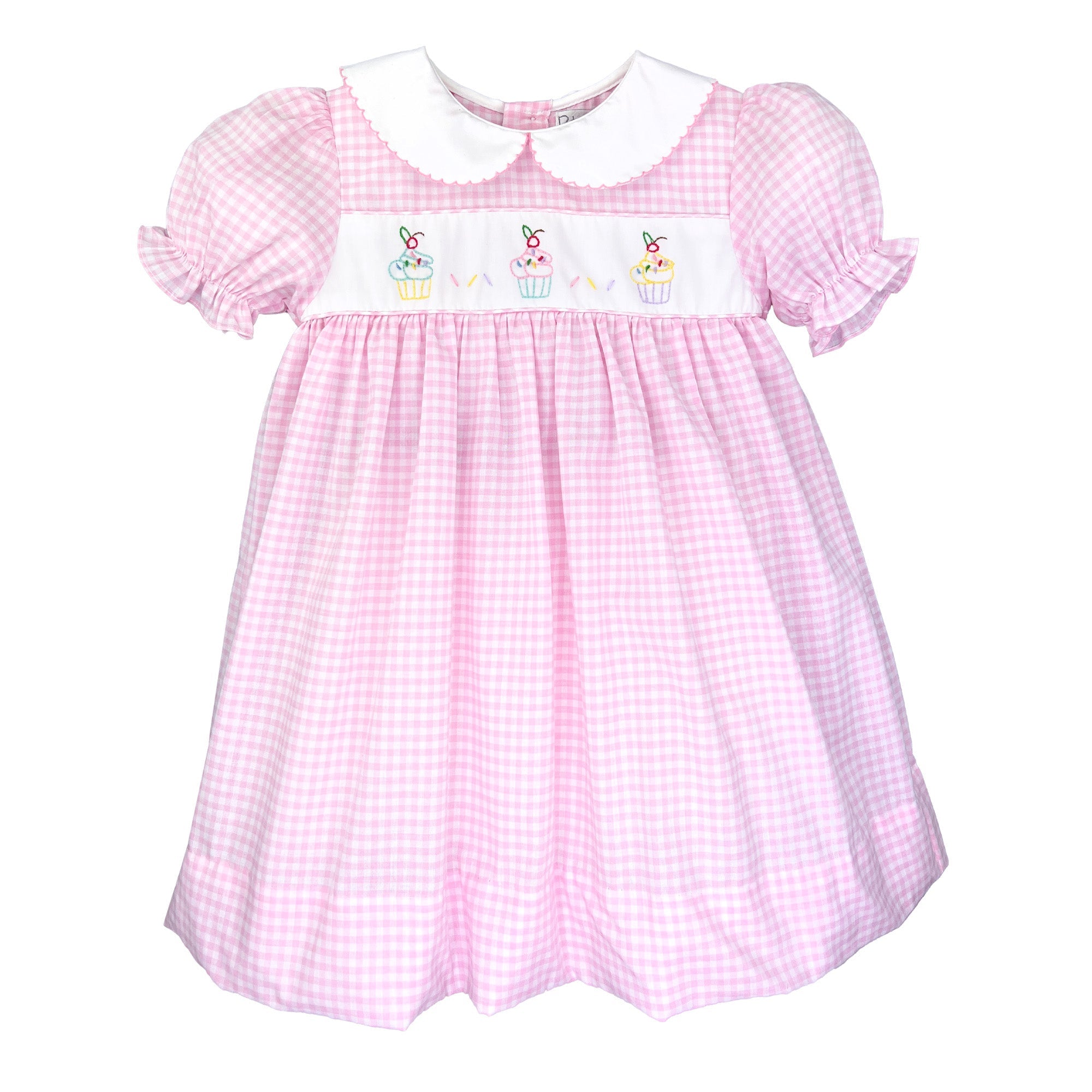 Cupcake Embroidered Dress Tweedle Beedle Cupcake Embroidered Dress Tweedle Beedle