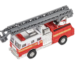 5.5" Die-Cast Pull Back Fire Truck