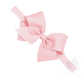Small Grosgrain Bow w/ Matching Band - Color Options