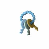 Key Rattle Teether - Blue/ Pink