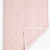 Kids Leopard Print Luxury Soft Throw Blanket- Pink