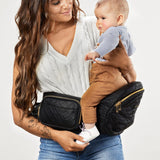 Tush Baby Carrier Leather Black or Sand