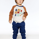Fleece Sweatpants - Indigo Blue baby boy clothes 