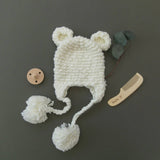 Sam Bear Hat - Ivory
