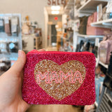 Mama Beaded Coin Purse - Color Options