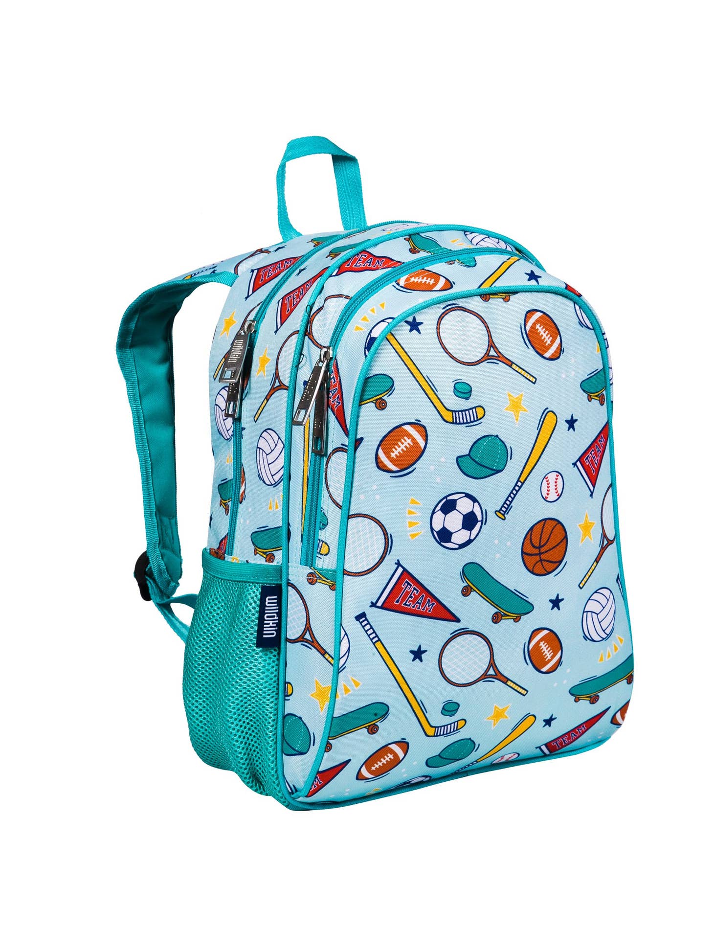 Wildkin 15-Inch Kids Backpack Elementary School Travel (Team Spirit)