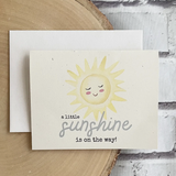 Baby Shower Card | Little Sunshine