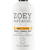 Zoey Natural Bubble Bath 17oz