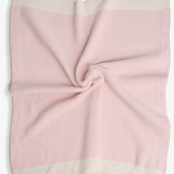 Kids Color Block Luxury Soft Throw Blanket- Pink
