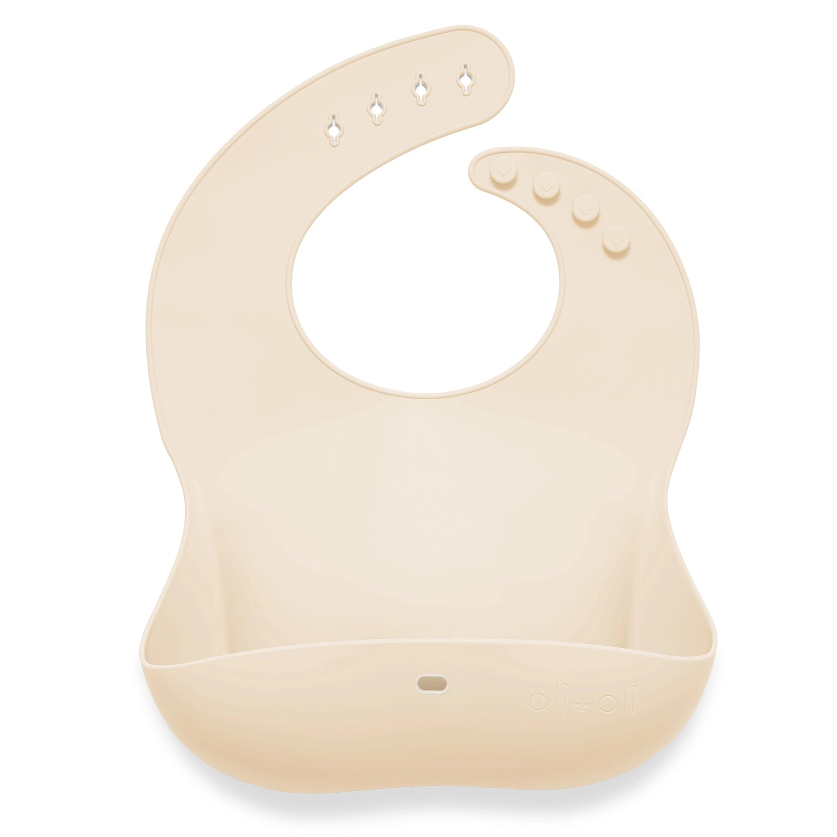 Silicone Baby Bib Roll Up & Stay Closed