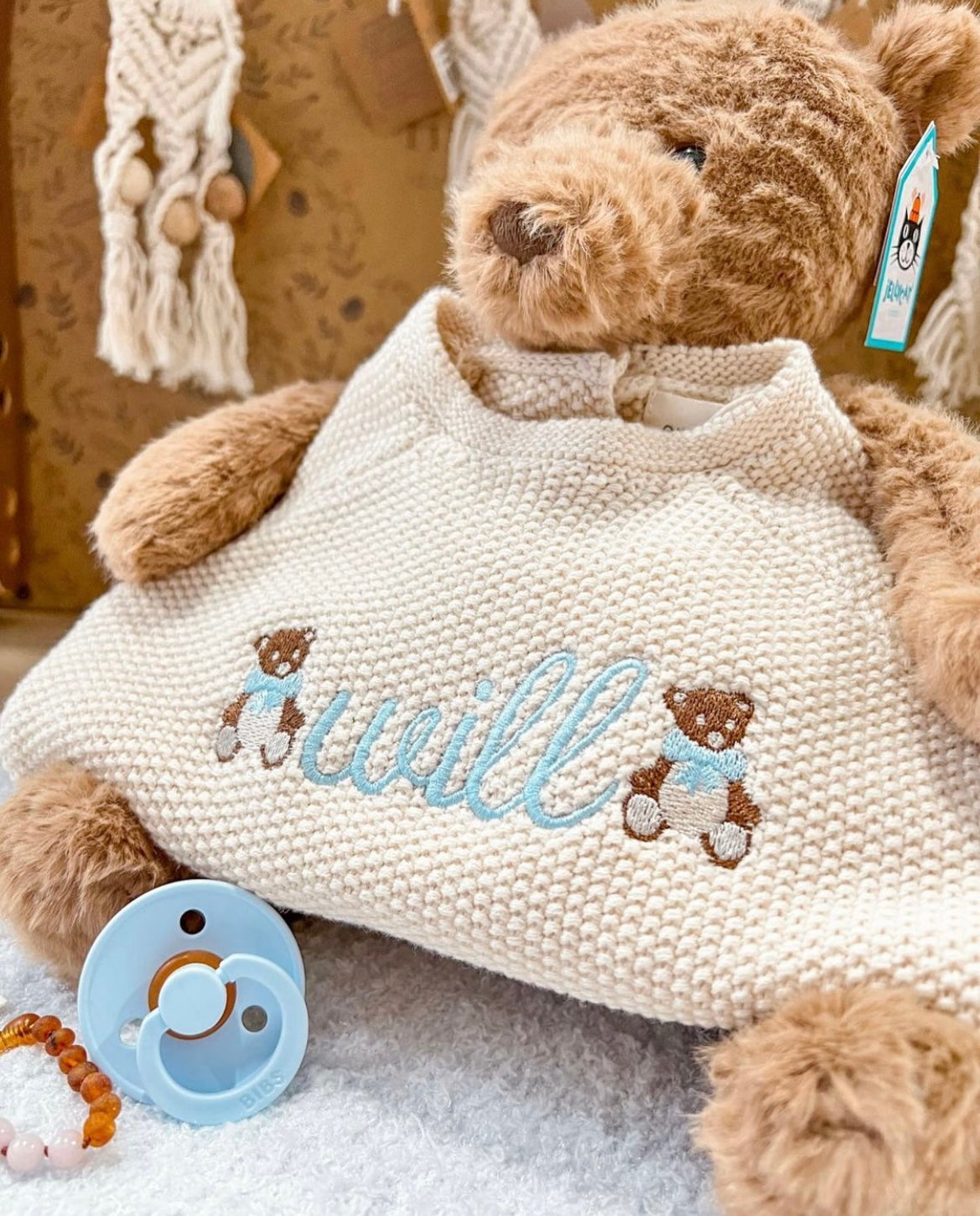 beautiful embroidery custom knit sweater embroidery baby boy 