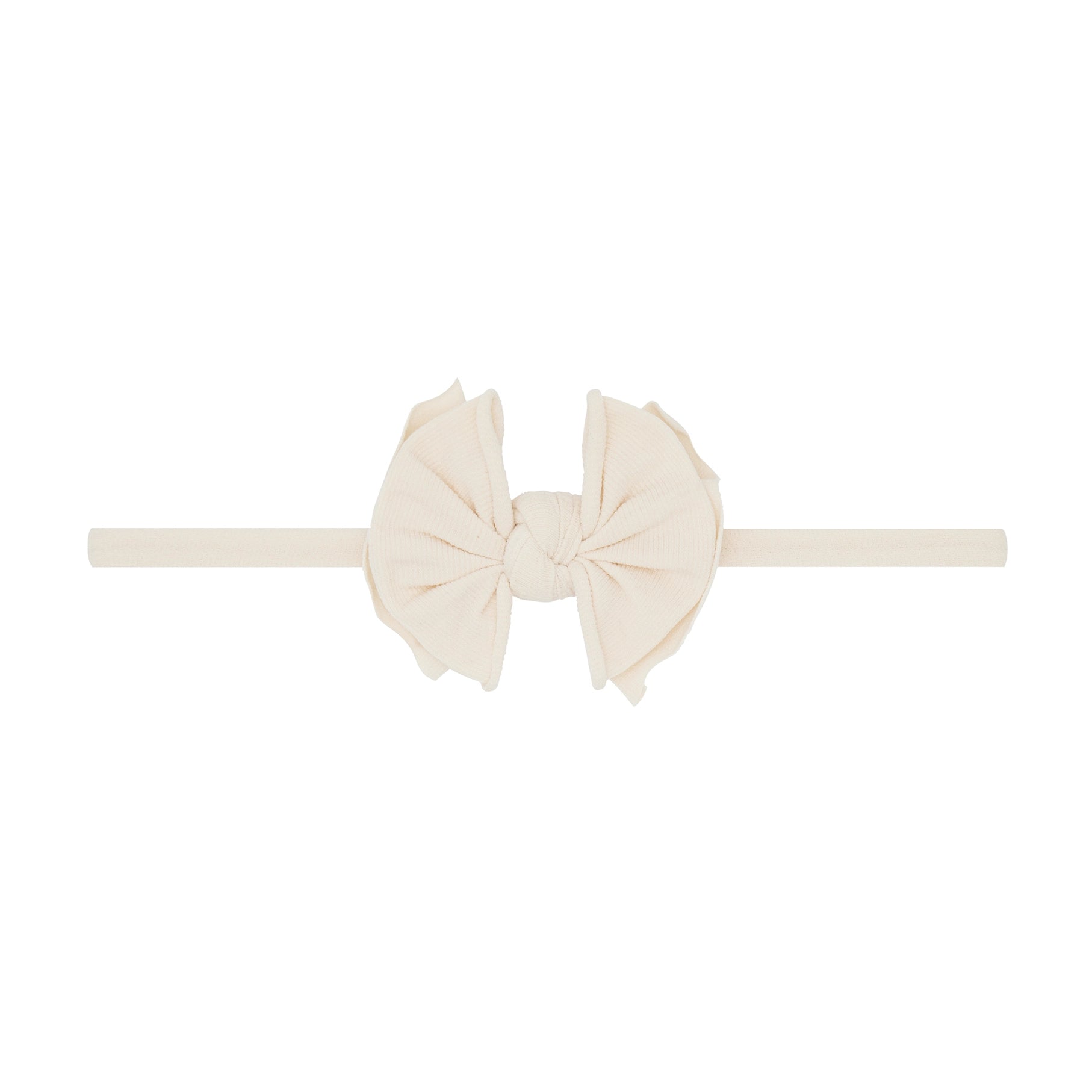 Baby Fab® Skinny Soft Nylon Bow Headband | Color Options