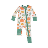 Crayon Pumpkins 2 Way Zipper Romper