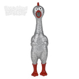 Sparkle Rubber Chicken 13.25"