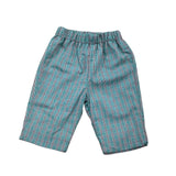 Boys Christmas Green & Red Plaid Pants