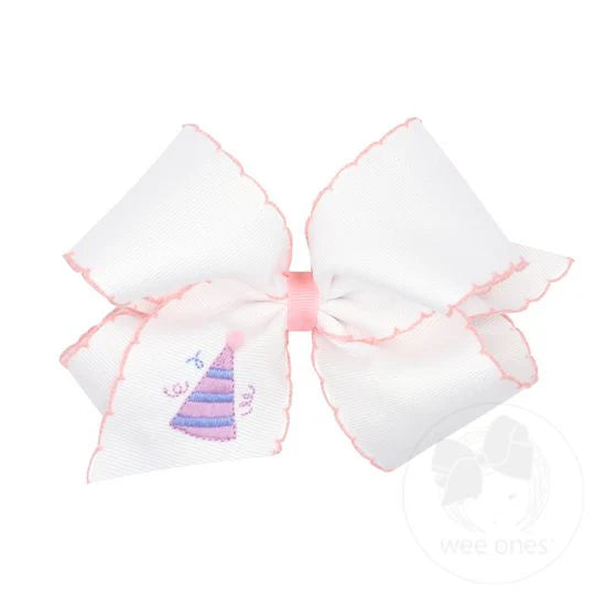 Grosgrain Birthday Hat Bow