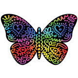 Scratch Art Butterflies 6pk