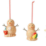 Snowman Beach Sand Ornament