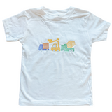 Construction Trucks Embroidered Shirt