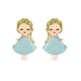 Cute Doll Gold Hair Alligator Clip