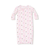 Ogee Lace Floral  - Kimono Gown