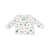 Fishing Things  Long Sleeve Henley Top and Waffle Jogger