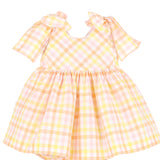 Pastel Plaid Bow Dress