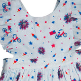 Blue Patriotic Penny Dress