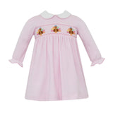 Turkey Girls | Pink Knit Stripe Long Sleeve Dress