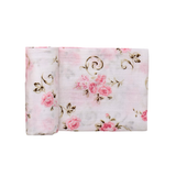 Vintage Rose Cotton Muslin Swaddle