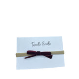 Petit Velvet Headband Bows