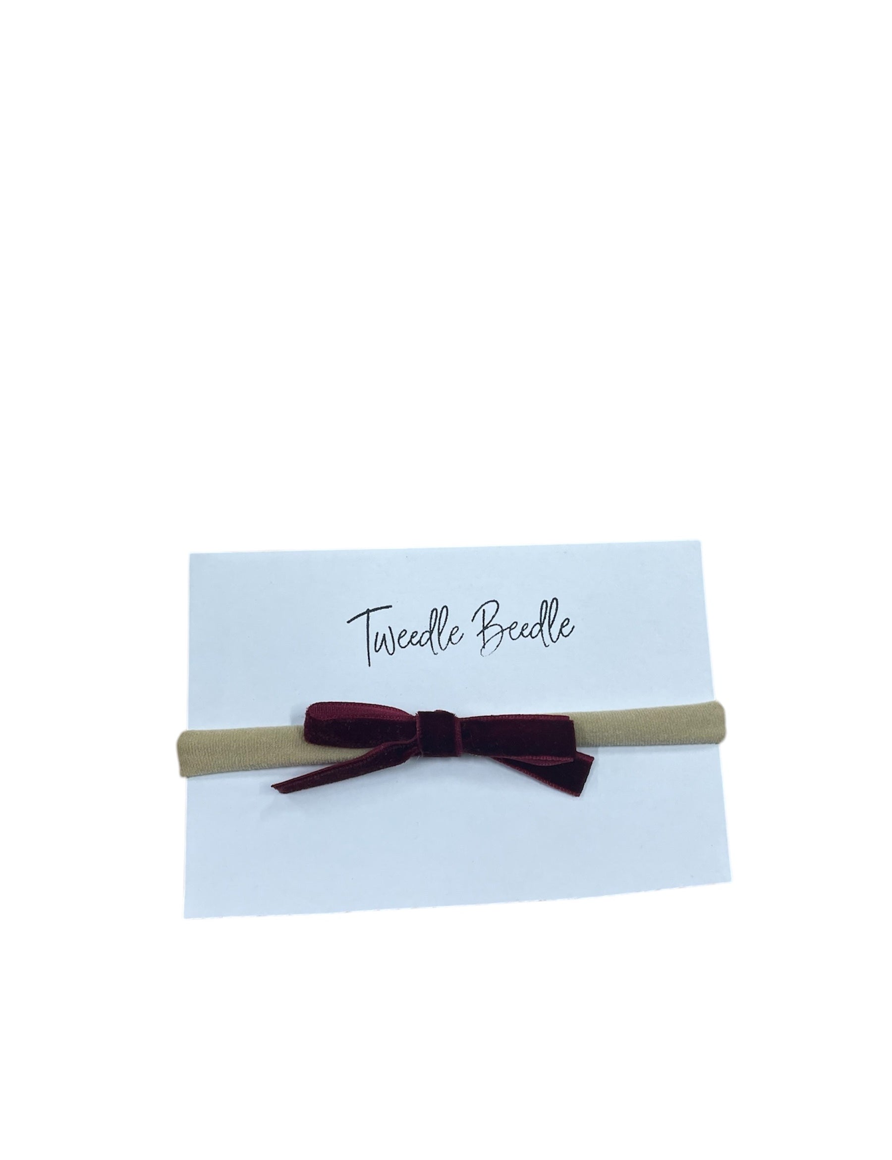 Petit Velvet Headband Bows