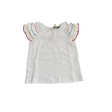 Rainbow Ruffle Sleeve Tshirt