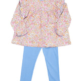 Abree Watercolor Wildflower Legging Set
