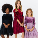 Amethyst Velvet Tutu Dress