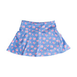 Girls' Tennis Twirl Skort with Built-In Compression Shorts — Azalea Blooms Print