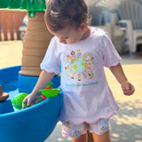 RTS- 5K Celebration girl shorts set
