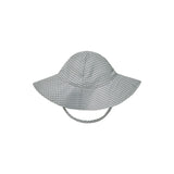 Woven Sun Hat | Blue Gingham