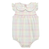 Gingham Sunshine Bubble w/ Collar