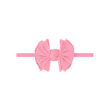 Baby Fab® Skinny Soft Nylon Bow Headband | Color Options