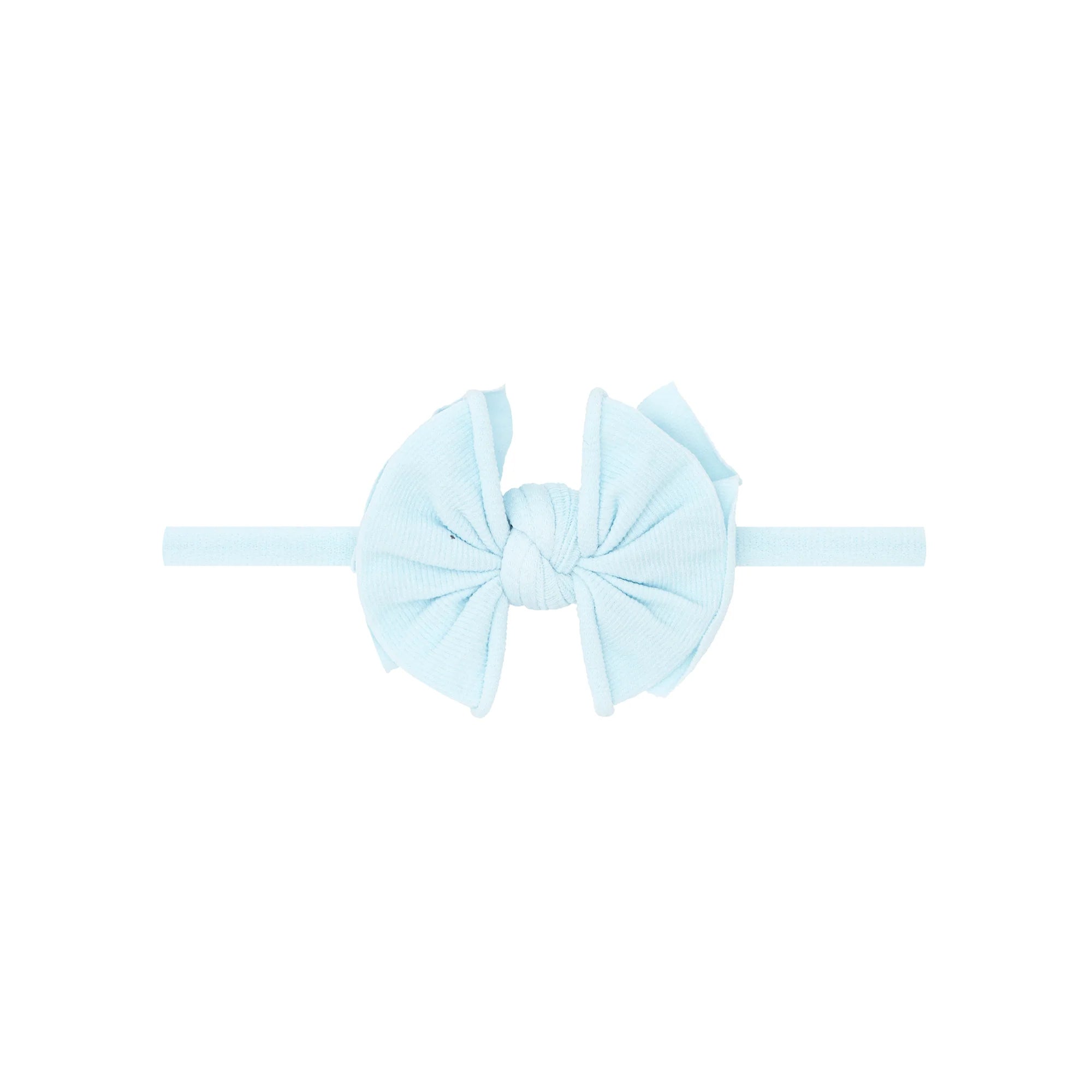 Baby Fab® Skinny Soft Nylon Bow Headband | Color Options